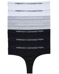 French Connection - 7 Pack Cotton Ladies Thongs - Lyst