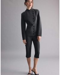 Stradivarius - Asymmetric Multi-Button Blazer - Lyst
