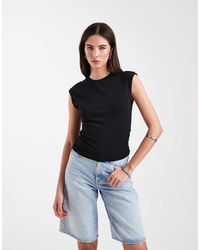 ONLY - Gerimpelde Mouwloze Top - Lyst