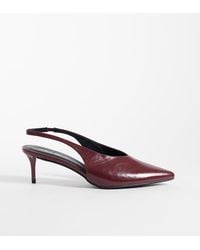 Public Desire - Lychee Slingback Kitten Heel Shoes - Lyst