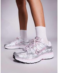 Nike - Zapatillas De Deporte Plateadas Y Rosas P-6000 De - Lyst