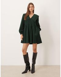 Nobody's Child - Cassis Cord Mini Smock Dress - Lyst
