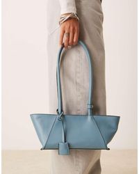 ASOS - Elongated Shoulder Bag With Seam Detail - Lyst