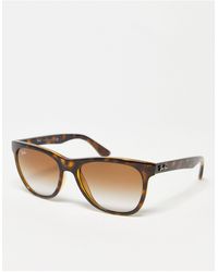 Ray-Ban Clubmaster - occhiali da sole tartarugati - Marrone