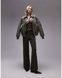 Mango - Elasticated Waist Straight Leg Trousers Co-Ord - Lyst