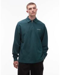 Carhartt - Pique Script Half Zip Heavyweight Sweatshirt - Lyst