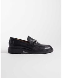 Jack & Jones - Leather Loafer With Metal Detail - Lyst