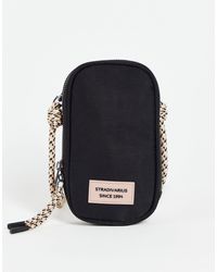 Stradivarius Phone Pouch With Rope Strap - Black