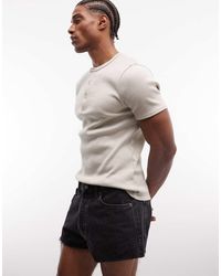 Weekday - Super Short Denim Shorts - Lyst