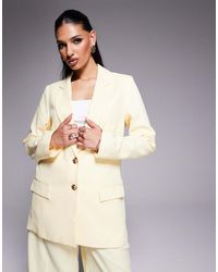 River Island - Structured Oversized Blazer Co-ord - Lyst