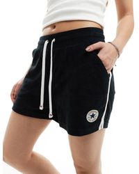 Converse - – retro chuck – frottee-shorts - Lyst