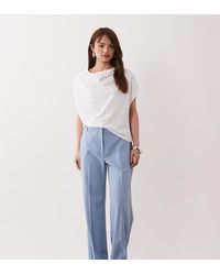 ASOS - Petite Tailored Slim Straight Trousers - Lyst