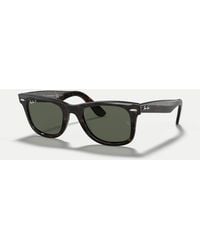 Ray-Ban - Original Wayfarer Classic Square Polarised Sunglasses With Lens - Lyst