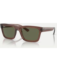Ray-Ban - Warren Rectangle Polarised Sunglasses - Lyst
