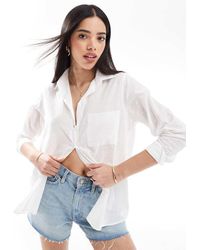 ONLY - Loose Fit Textured Shirt - Lyst
