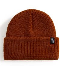 Vans - Original Gorro Corto Con Vuelta En Rust/Copper-Marrón - Lyst