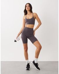 4505 - Icon High Waist 8 Inch legging Short - Lyst
