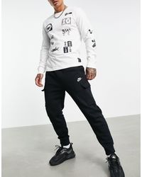 Nike Foundation Fleece Joggers in Black 