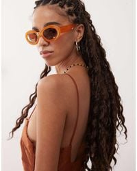 Reclaimed (vintage) - Bubble Oval Sunglasses - Lyst