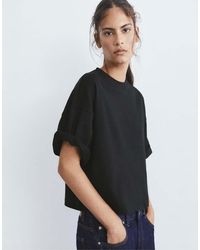Pull&Bear - Boxy-Fit Short Sleeve T-Shirt - Lyst