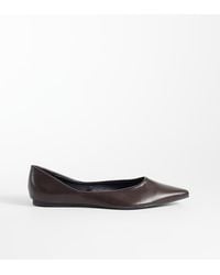 SEQWL Wide Fit - Scar Pointed Ballet Flats - Lyst