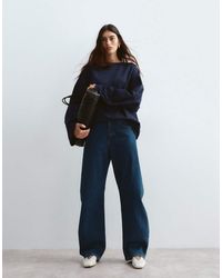 ARRANGE - Cotton Oversized Long Sleeve T-shirt - Lyst