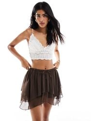 Miss Selfridge - Layered Mini Skirt - Lyst