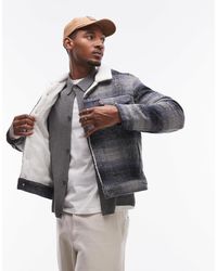 Levi's - Type 3 Check Sherpa Borg Lined Trucker Jacket - Lyst