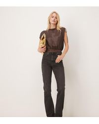 ASOS - Vaqueros Negros De Corte Recto Y Estilo Años 90 De Asos Design Tall - Lyst