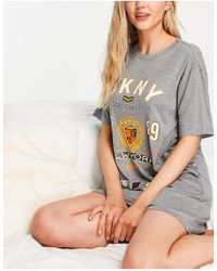 DKNY - – nachthemd aus jersey - Lyst