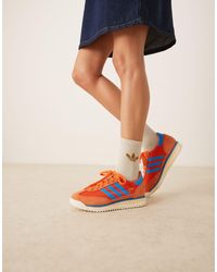 adidas Originals - Zapatillas De Deporte Naranjas Y Azules Sl 72 Rs De - Lyst