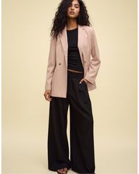 Stradivarius - Blazer ajusté à double boutonnage - vieux - Lyst