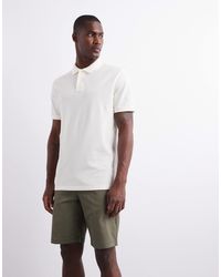 ASOS - Polo basique en piqué - crème - Lyst