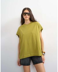 TOPSHOP - Oversized Tank Circle Tee - Lyst
