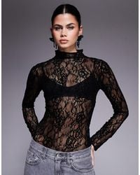 GOOD AMERICAN - – body aus spitze - Lyst