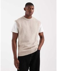 Jack & Jones - Fluffy Knitted Vest - Lyst