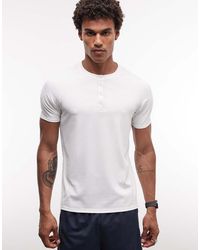 4505 - Lightweight Performance Waffle Henley T-Shirt With Quick Dry - Lyst