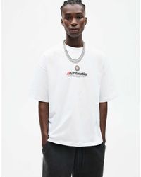 Pull&Bear - T-shirt avec imprimé stwd au dos - Lyst