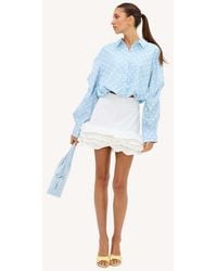 Loavies - Let Spring Begin Light Polka-Dot Blouse - Lyst