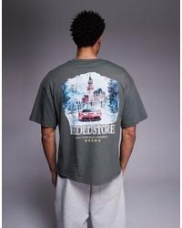 Faded Store - Mount Cervin Back Print Tee - Lyst