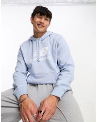 New Balance - – essentials – kapuzenpullover aus fleece hoodie - Lyst