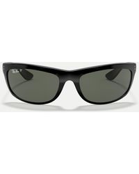 Ray-Ban - – balorama – rechteckige, polarisierte sonnenbrille - Lyst