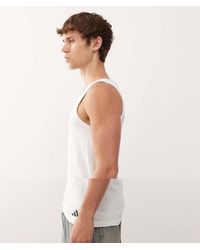 adidas - 2 Pack Active Core Cotton Vests - Lyst