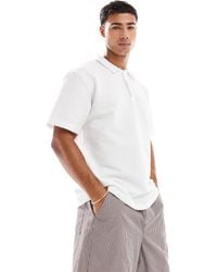 Jack & Jones - Textured Oversize Polo - Lyst
