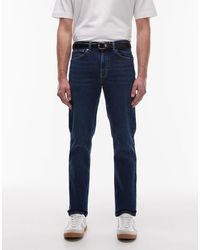 TOPMAN - – slim fit stretch-jeans - Lyst