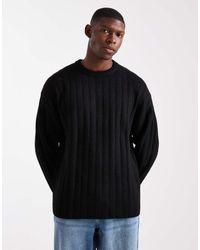 Jack & Jones - Jersey Extragrande De Canalé Grueso De - Lyst
