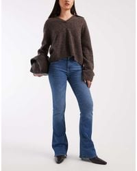 ONLY - Phoebe Low Waist Flare Jeans - Lyst
