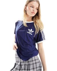 adidas Originals - Three Stripe T-shirt - Lyst