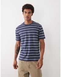 Mango - T-shirt léger 100 % coton à rayures - Lyst