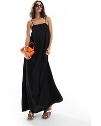 Pretty Lavish - Strappy Oversized Midaxi Dress - Lyst